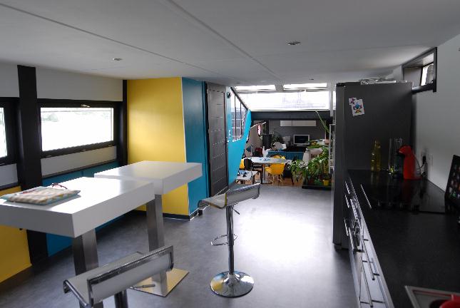 Cuisine graphique — Rénovation aux lignes franches